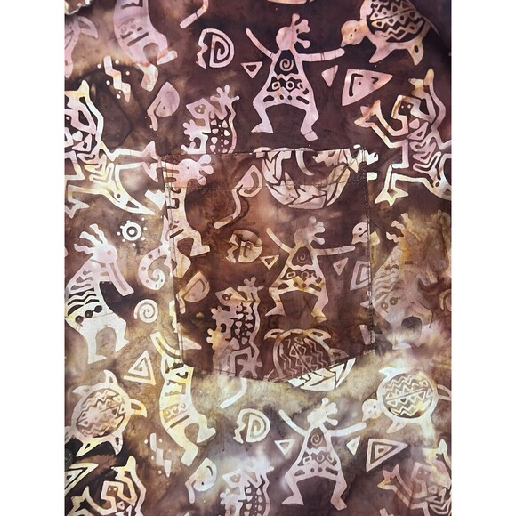 VTG Max Boxxer Short Sleeve Button Shirt Men’s XL Aztec Patterns Hawaiian Shirt - Picture 6 of 10